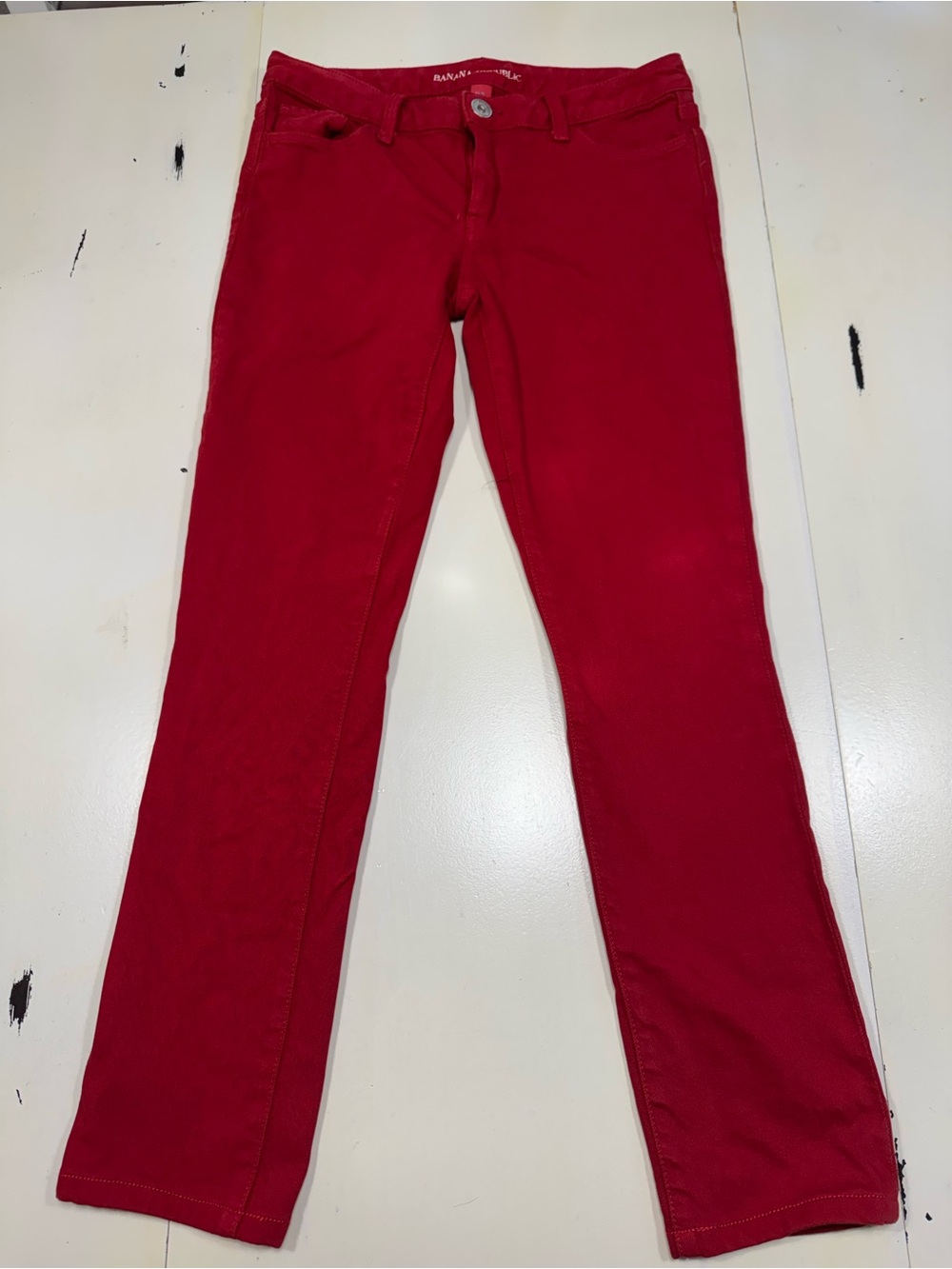 Women's Red Skinny Jeans